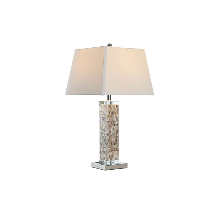 Lámpara de mesa DKD Home Decor Cristal Gris Blanco 220 V 36 x 36 x 70 cm 60 W 2