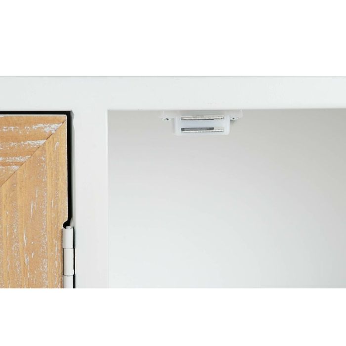 Mesa auxiliar DKD Home Decor Abeto Metal Blanco 120 x 35 x 90 cm 4