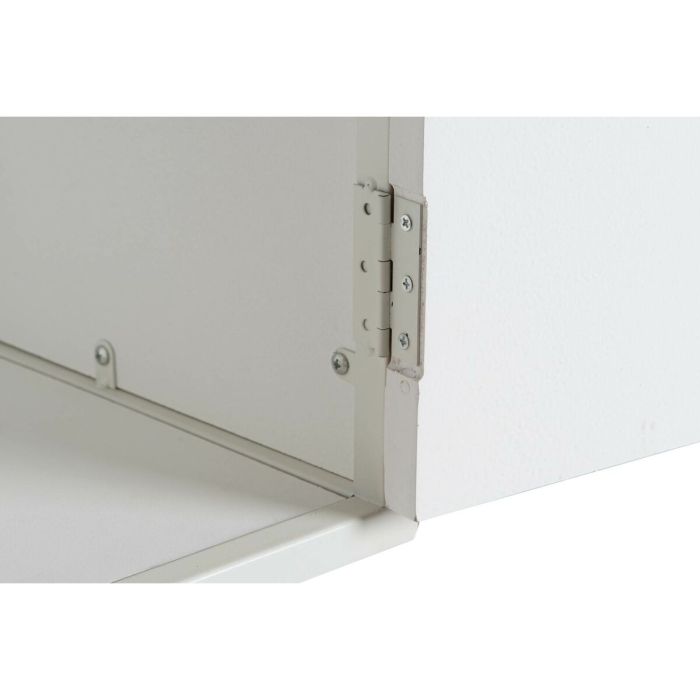 Mesa auxiliar DKD Home Decor Abeto Metal Blanco 120 x 35 x 90 cm 3