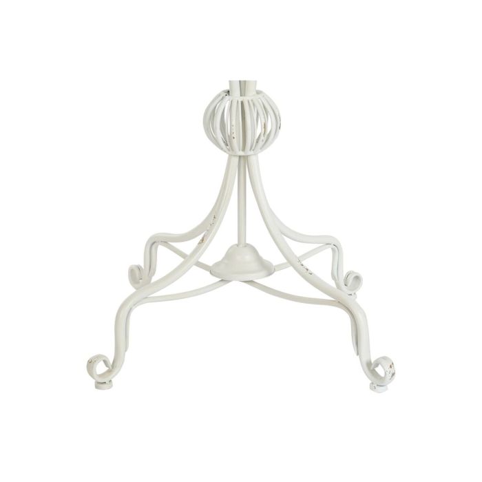 Mesa auxiliar DKD Home Decor 81 x 81 x 81,5 cm Metal Blanco 2