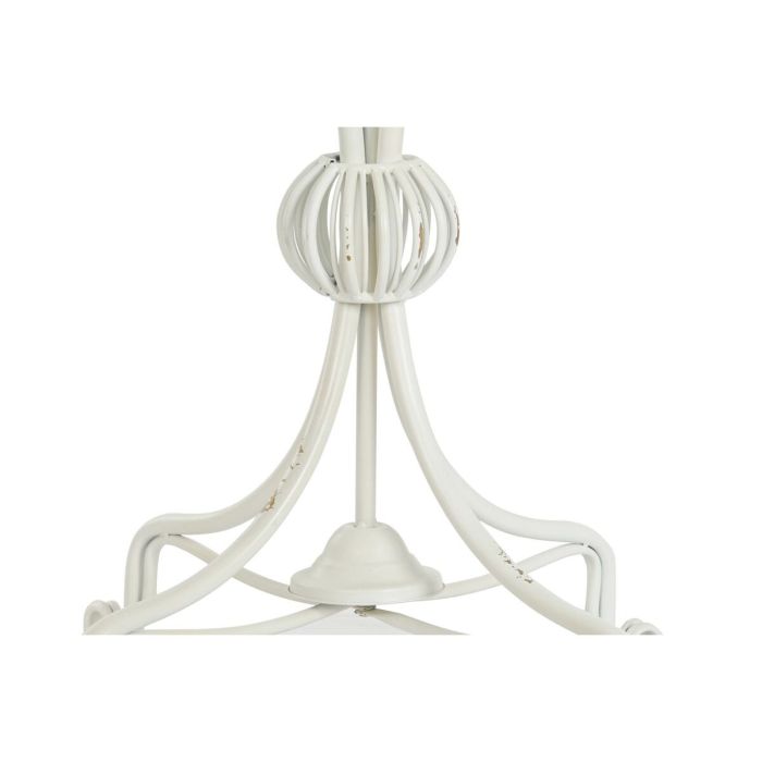 Mesa auxiliar DKD Home Decor 81 x 81 x 81,5 cm Metal Blanco 1