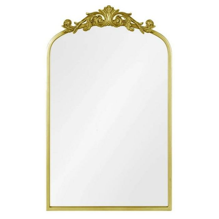 Espejo de Pared con Arco Dorado, Mueble