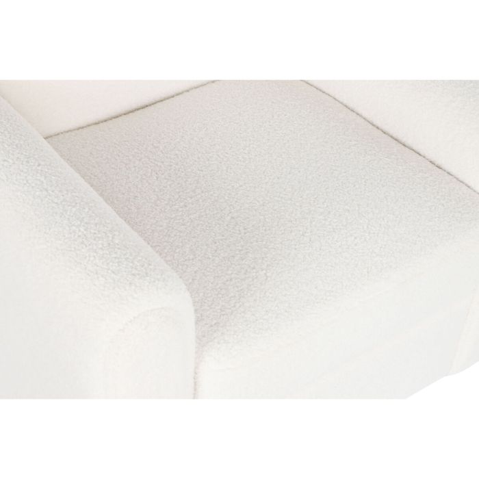 Butaca DKD Home Decor Blanco Poliéster Madera 79 x 72 x 86 cm 5