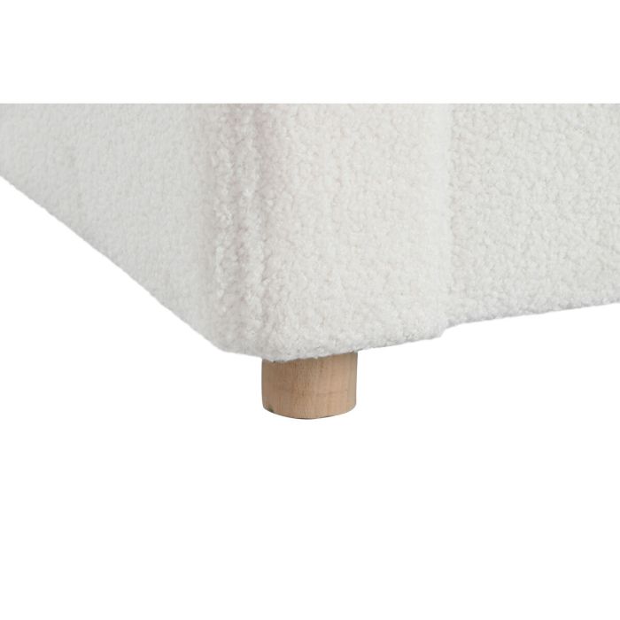 Butaca DKD Home Decor Blanco Poliéster Madera 79 x 72 x 86 cm 2