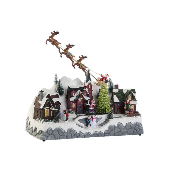 Adorno Navideño DKD Home Decor Multicolor 34 x 18 x 27,5 cm 2