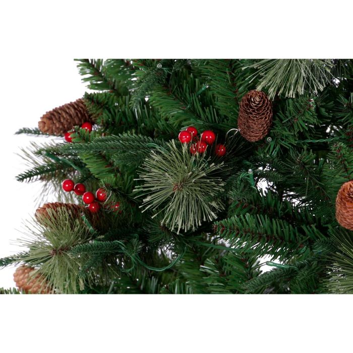 Árbol de Navidad DKD Home Decor Rojo Verde Polietileno 140 x 140 x 210 cm 3