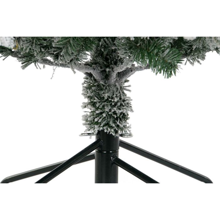 Árbol de Navidad DKD Home Decor Blanco Verde Polietileno Nevado 140 x 140 x 210 cm 6