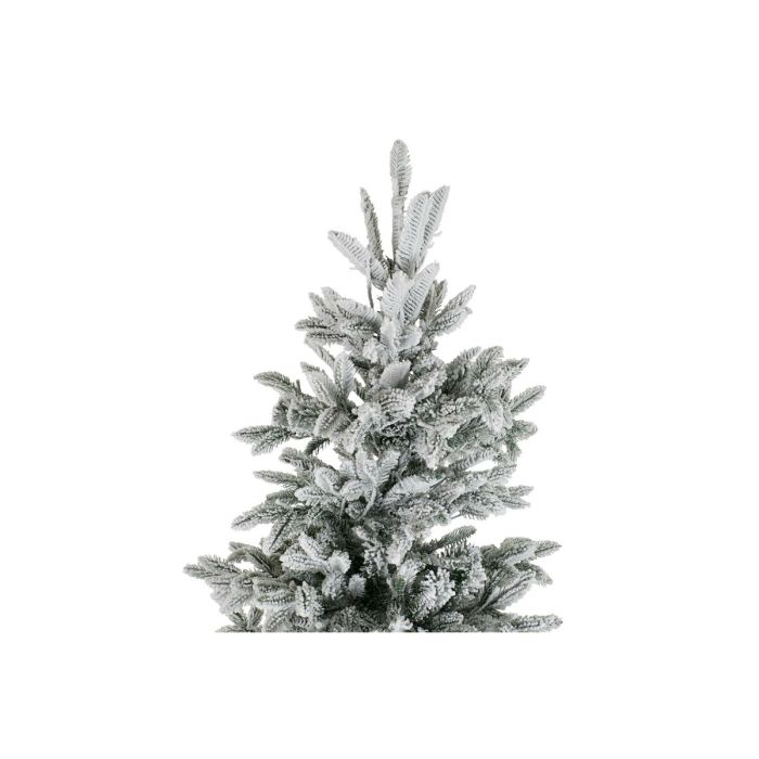 Árbol de Navidad DKD Home Decor Blanco Verde Polietileno Nevado 140 x 140 x 210 cm 3