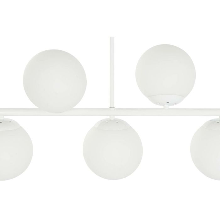 Lámpara de Techo DKD Home Decor 98 x 45 x 30 cm Cristal Metal Blanco 50 W 1