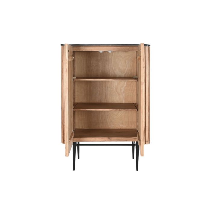 Aparador DKD Home Decor Marrón Negro Natural Mármol Acacia 85 x 45 x 130 cm 6