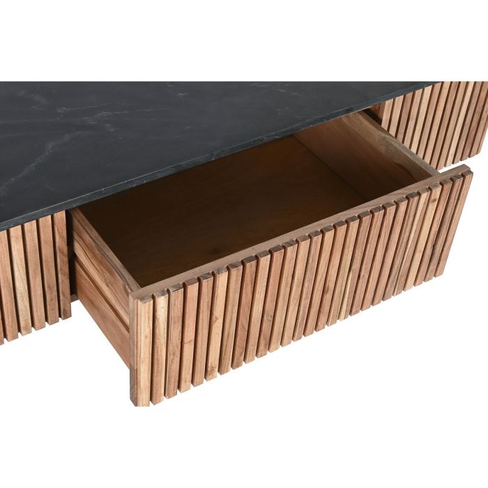 Mesa de Centro DKD Home Decor Mármol Acacia 115 x 65 x 45 cm 6