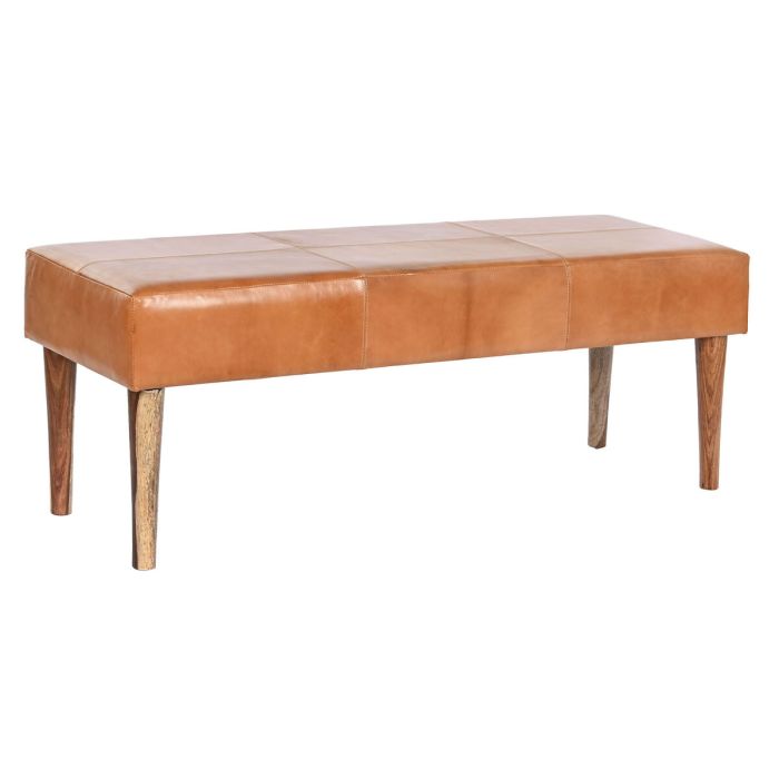 Banqueta DKD Home Decor Camel Madera 122 x 41 x 46 cm