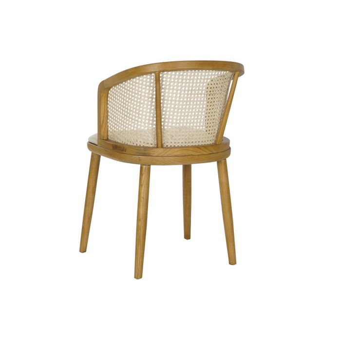 Silla DKD Home Decor Marrón Beige Marrón claro Ratán Madera de olmo 50 x 41 x 75 cm 2 Silla DKD Home Decor Marrón Beige Marrón claro Ratán Madera de olmo 50 x 41 x 75 cm 2