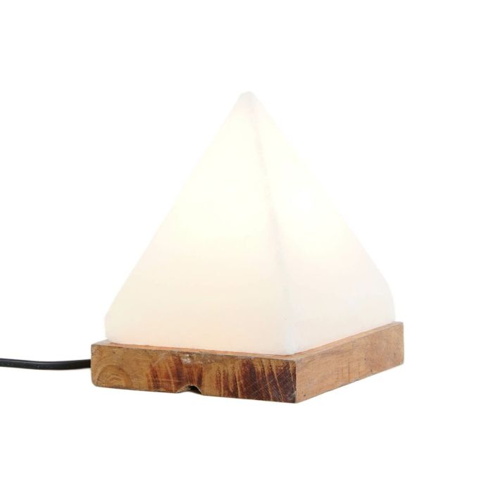 Lámpara de mesa DKD Home Decor Sal Acacia 15 W 220 V 13 x 13 x 18 cm 3