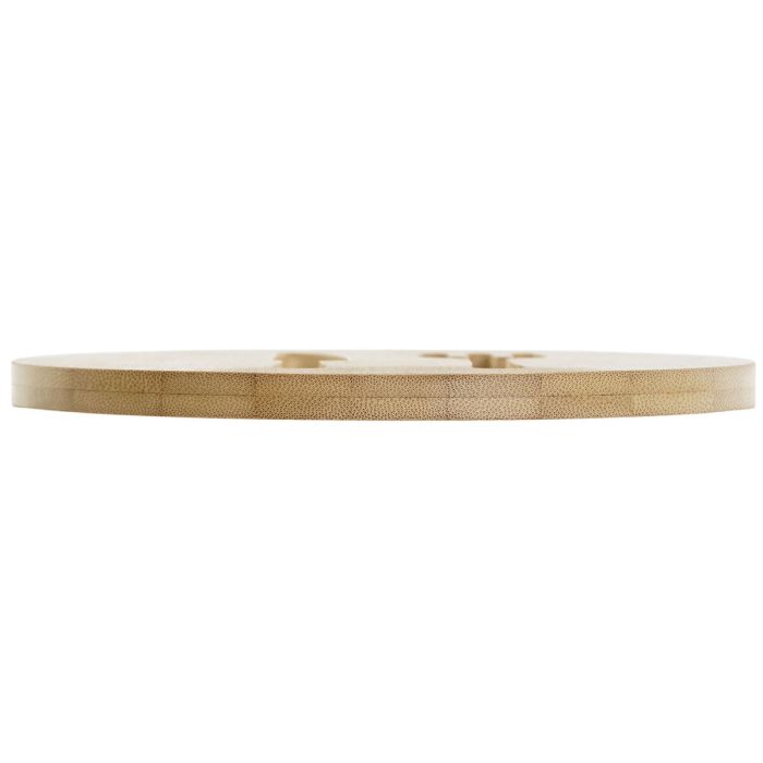 Salvamantel DKD Home Decor Natural Bambú 17,5 x 17,5 x 1 cm 1