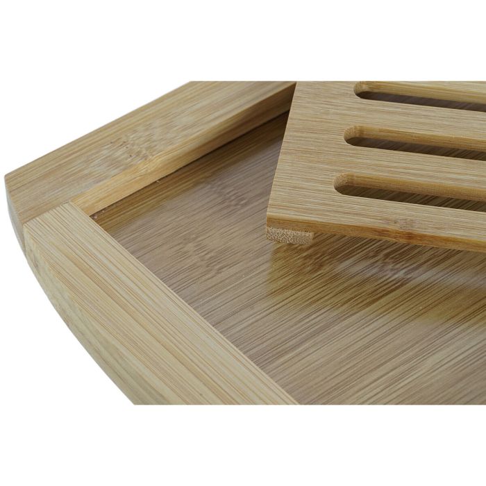 Tabla de cortar DKD Home Decor Natural Bambú 36 x 21 x 2 cm 3
