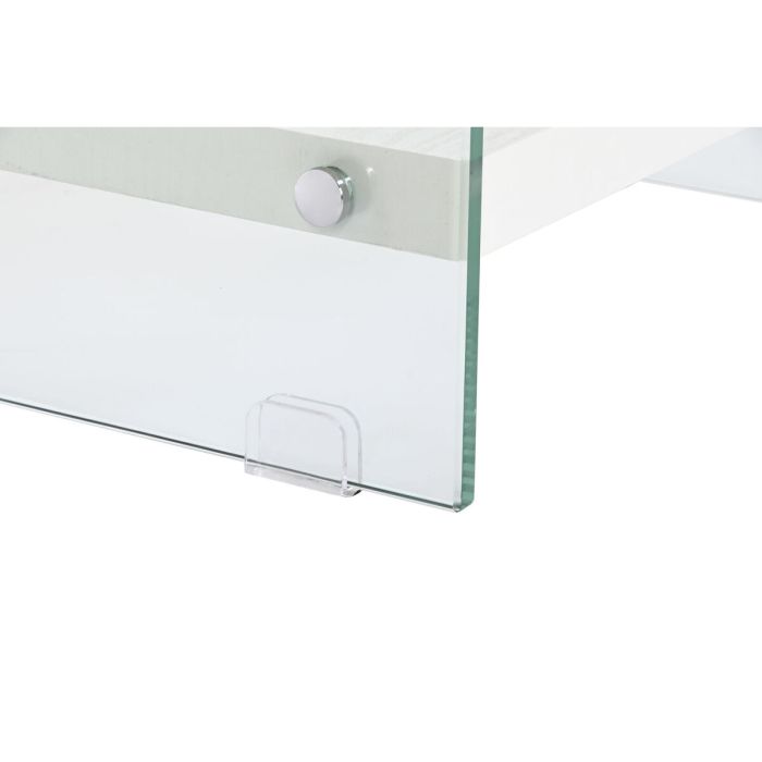 Estantería DKD Home Decor Blanco Transparente Cristal Madera MDF 40 x 30 x 180 cm (1) 2