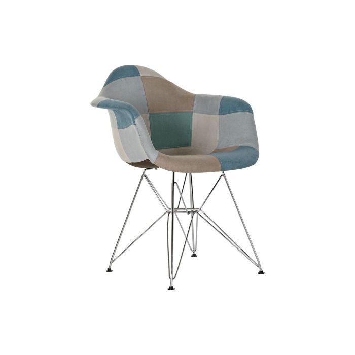 Silla Scandi DKD Home Decor Verde Menta Marron Claro 61 x 83 x 63 cm (4 Unidades)