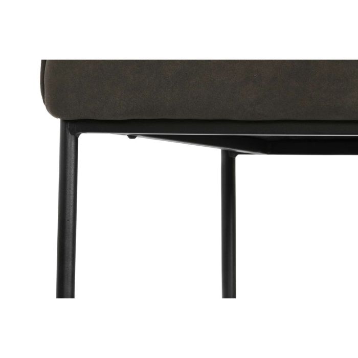 Taburete DKD Home Decor Marrón oscuro Metal 59 x 60 x 107 cm 1