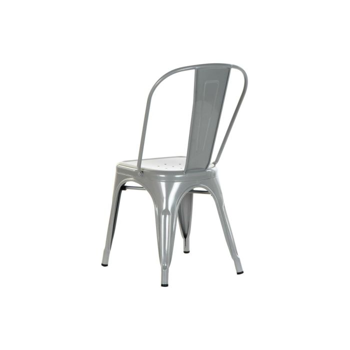 Silla DKD Home Decor Gris Metal 53 x 45 x 85 cm 1