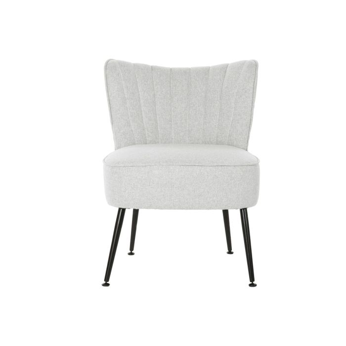 Sillón DKD Home Decor Negro Beige Greige Metal 55 x 64 x 72,5 cm 3 Sillón DKD Home Decor Negro Beige Greige Metal 55 x 64 x 72,5 cm 3