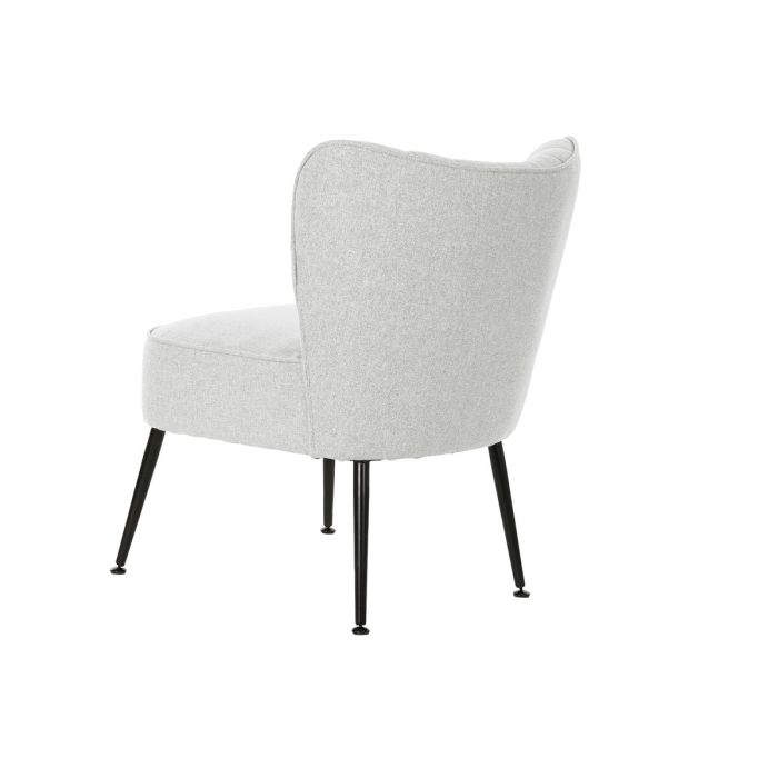 Sillón DKD Home Decor Negro Beige Greige Metal 55 x 64 x 72,5 cm 1 Sillón DKD Home Decor Negro Beige Greige Metal 55 x 64 x 72,5 cm 1