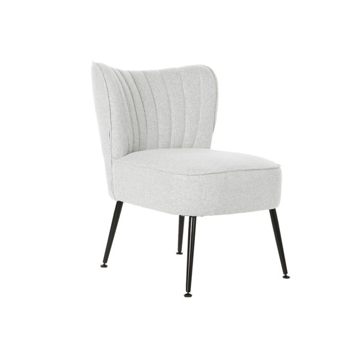 Sillón DKD Home Decor Negro Beige Greige Metal 55 x 64 x 72,5 cm 0 Sillón DKD Home Decor Negro Beige Greige Metal 55 x 64 x 72,5 cm 0