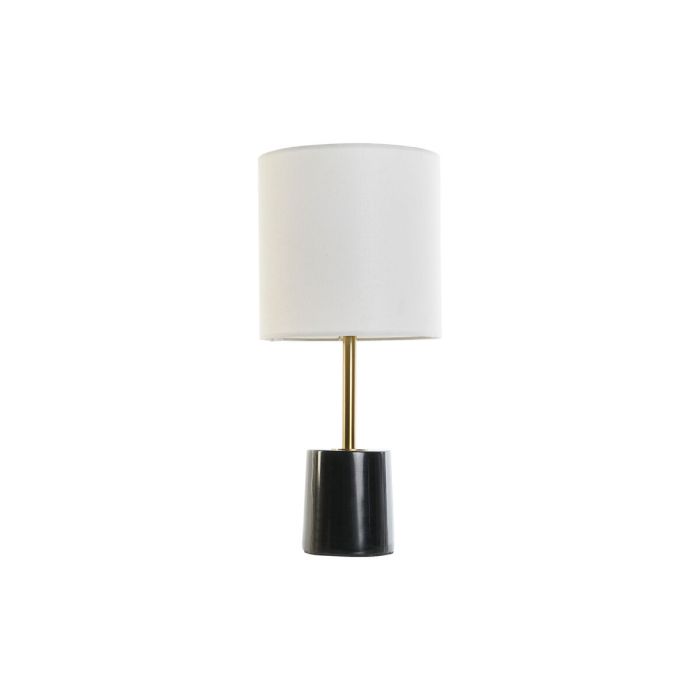 Lámpara de mesa DKD Home Decor Blanco Negro Metal Mármol 50 W 220 V 20 x 20 x 42 cm Lámpara de mesa DKD Home Decor Blanco Negro Metal Mármol 50 W 220 V 20 x 20 x 42 cm