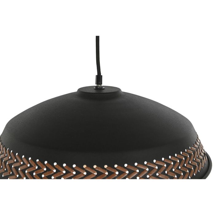 Lámpara de Techo DKD Home Decor Marrón Negro Crema Metal 50 W 42 x 42 x 24 cm (2 Unidades) 3