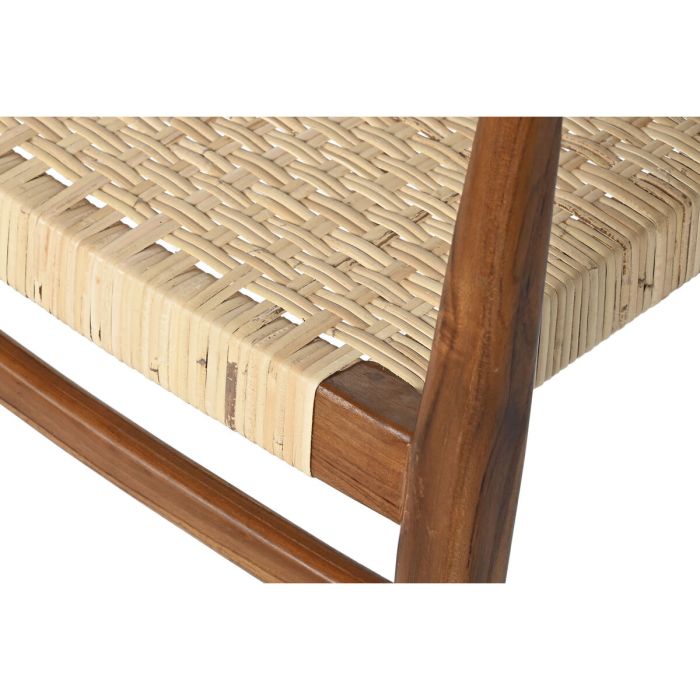 Silla DKD Home Decor Marrón Beige Natural 50 x 56 x 86 cm 3 Silla DKD Home Decor Marrón Beige Natural 50 x 56 x 86 cm 3