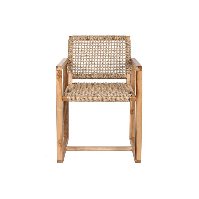 Silla de Comedor DKD Home Decor Natural 54 x 53 x 83 cm 3 Silla de Comedor DKD Home Decor Natural 54 x 53 x 83 cm 3