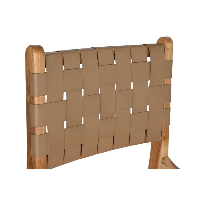 Taburete Item Home DKD Home Decor Beige Natural 57x110x45 cm