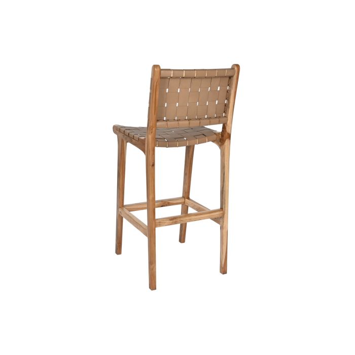 Taburete Item Home DKD Home Decor Beige Natural 57x110x45 cm