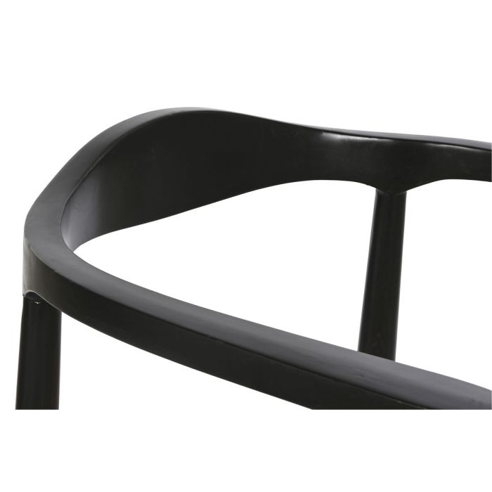 Silla DKD Home Decor Blanco Negro 59 x 55 x 78 cm 4 Silla DKD Home Decor Blanco Negro 59 x 55 x 78 cm 4