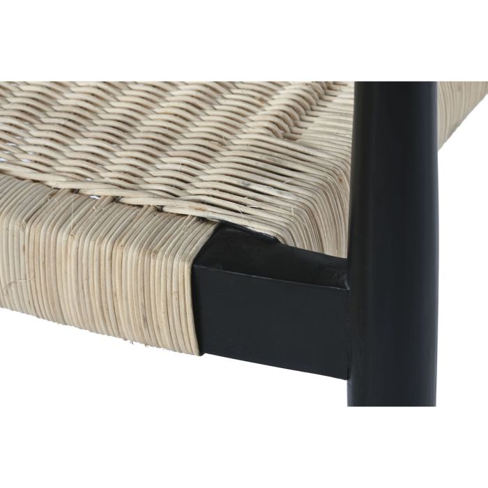 Silla DKD Home Decor Blanco Negro 59 x 55 x 78 cm 3 Silla DKD Home Decor Blanco Negro 59 x 55 x 78 cm 3