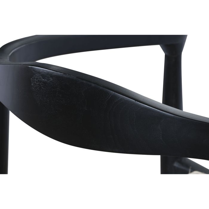 Silla DKD Home Decor Blanco Negro 59 x 55 x 78 cm 2 Silla DKD Home Decor Blanco Negro 59 x 55 x 78 cm 2