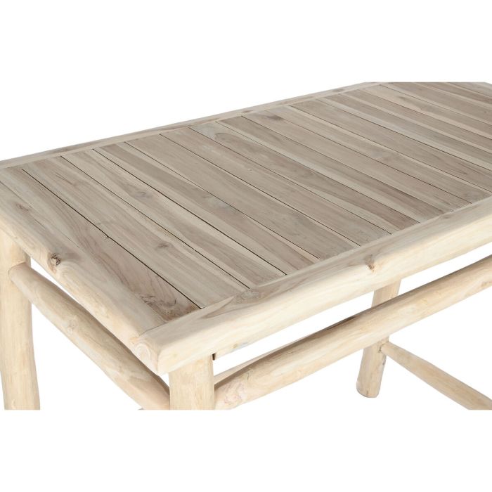 Mesa auxiliar DKD Home Decor Natural Teca 133 x 65 x 105 cm 5