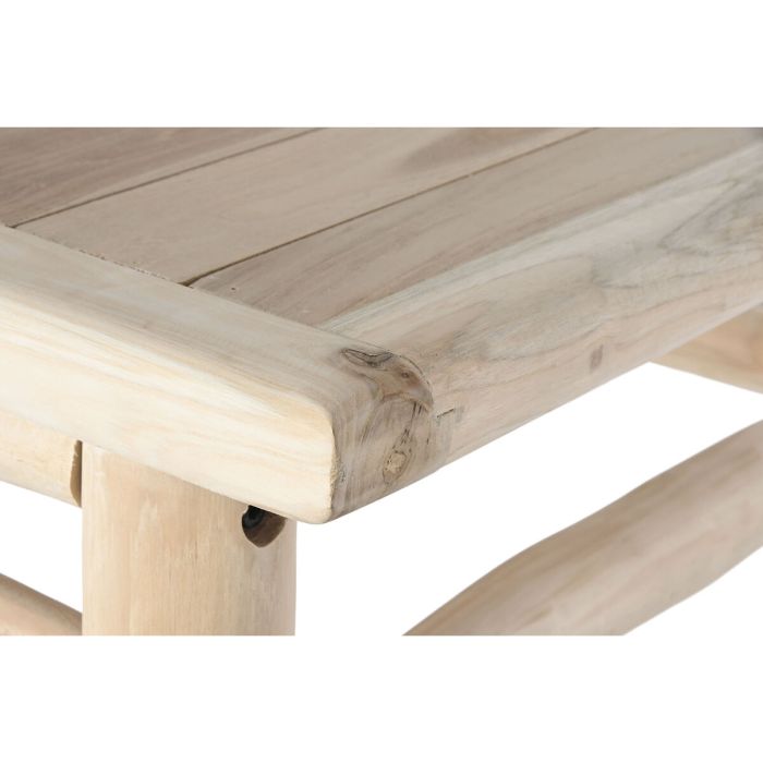 Mesa auxiliar DKD Home Decor Natural Teca 133 x 65 x 105 cm 4