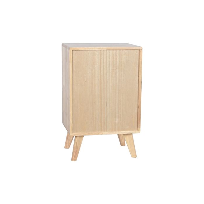 Cajonera DKD Home Decor Natural Metal Madera de caucho 40 x 30 x 63 cm 1