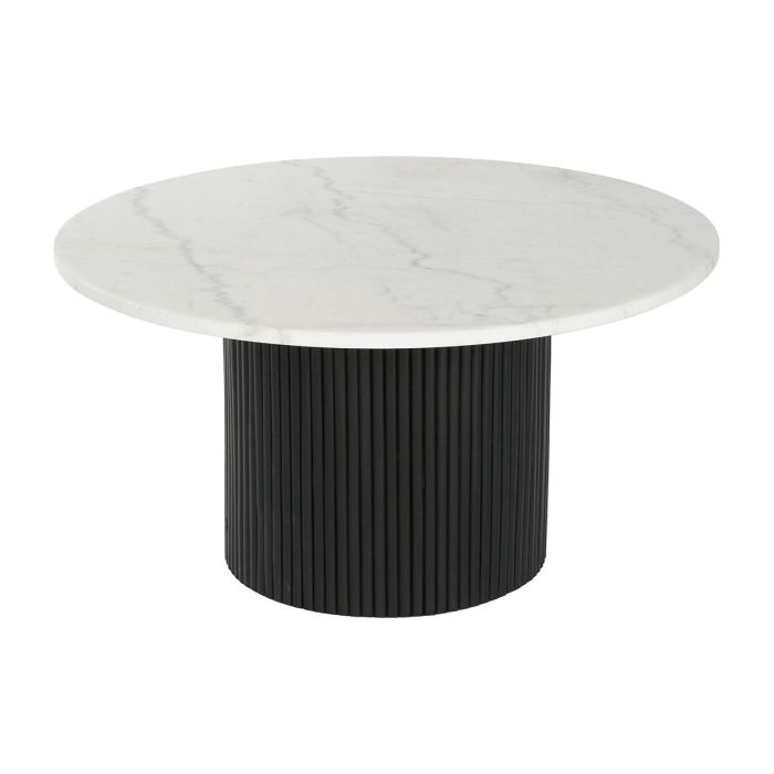 Mesa de Centro DKD Home Decor Mármol Madera MDF 80 x 80 x 42 cm