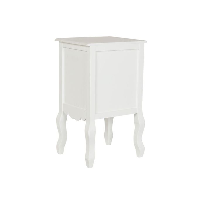Mesita de Noche DKD Home Decor Blanco Marrón claro Madera MDF 40 x 34 x 66 cm 5 Mesita de Noche DKD Home Decor Blanco Marrón claro Madera MDF 40 x 34 x 66 cm 5