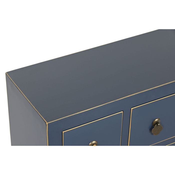 Mueble de TV DKD Home Decor Azul Dorado Abeto Madera MDF 130 x 24 x 51 cm 9