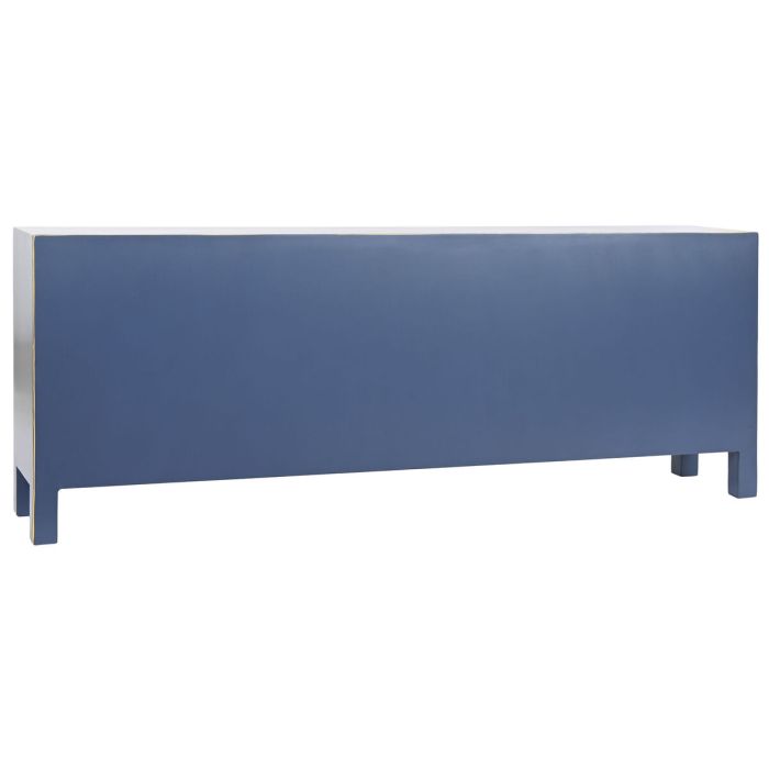 Mueble de TV DKD Home Decor Azul Dorado Abeto Madera MDF 130 x 24 x 51 cm 1