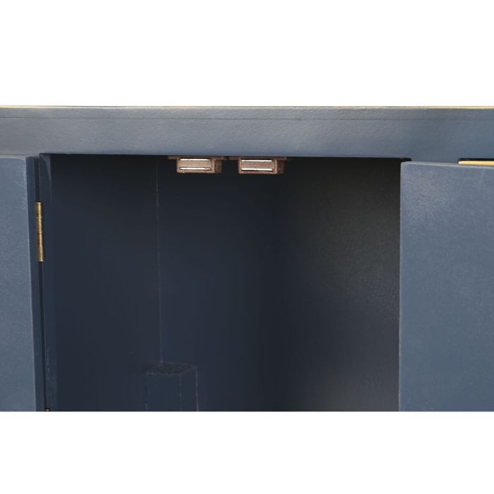 Mueble Auxiliar DKD Home Decor Azul Dorado Abeto Madera MDF 63 x 26 x 83 cm 4