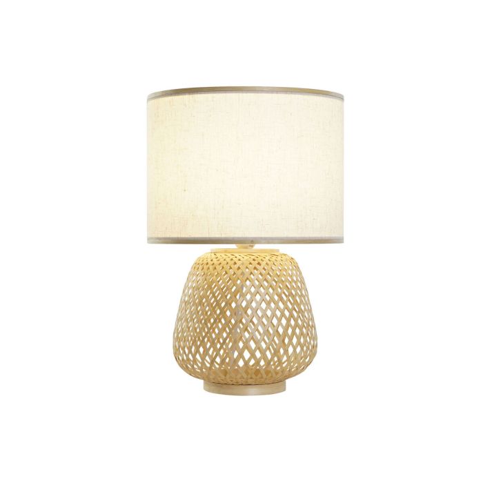Lámpara de mesa DKD Home Decor Marrón Natural Bambú 50 W 220 V 32 x 32 x 49 cm 1