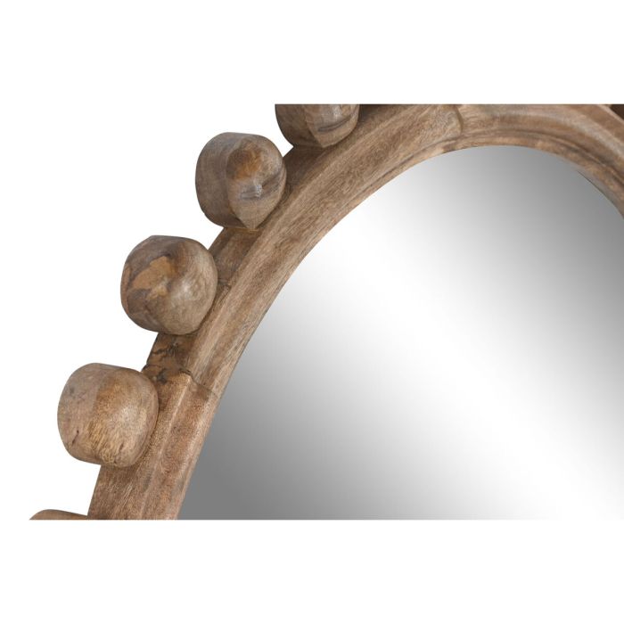 Espejo de pared Home ESPRIT Natural Madera de mango 90 x 4 x 90 cm 3 Espejo de pared Home ESPRIT Natural Madera de mango 90 x 4 x 90 cm 3