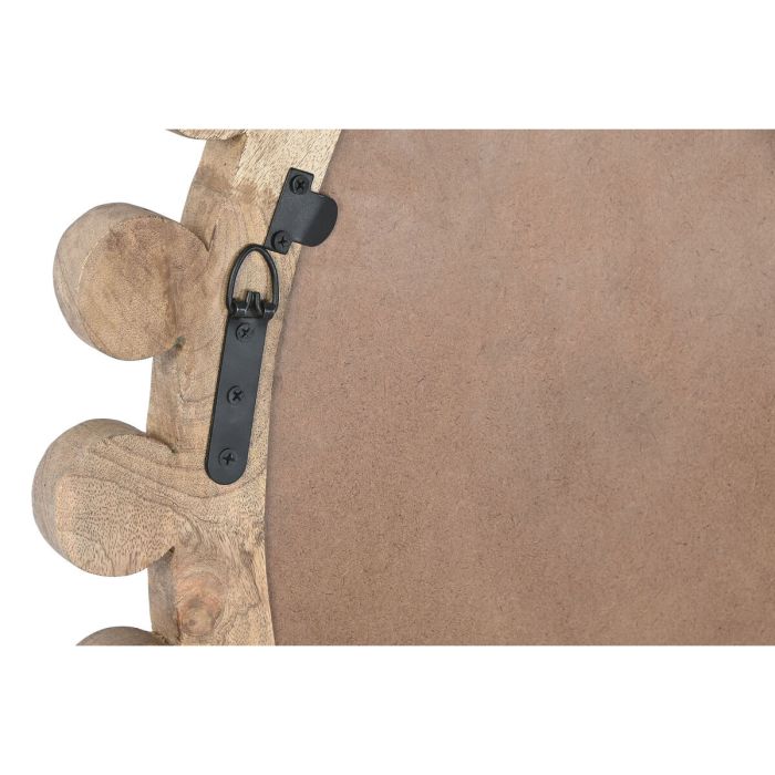 Espejo de pared Home ESPRIT Natural Madera de mango 90 x 4 x 90 cm 1 Espejo de pared Home ESPRIT Natural Madera de mango 90 x 4 x 90 cm 1
