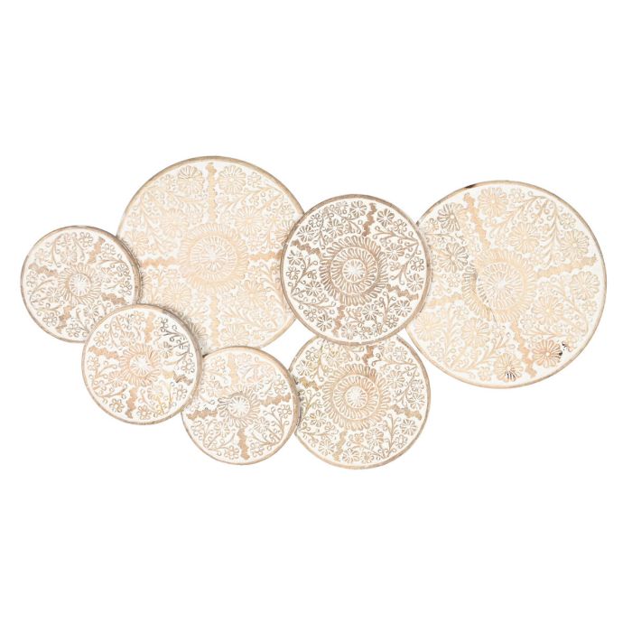 Decoracion Pared DKD Home Decor Natural Blanco 3 x 52.5 x 97.5 cm Decoracion Pared DKD Home Decor Natural Blanco 3 x 52.5 x 97.5 cm