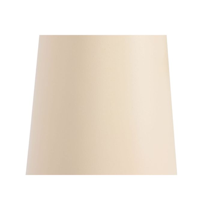 Mesa auxiliar Home ESPRIT Blanco Beige Marrón claro Metal Cerámica 40 x 40 x 72 cm 1