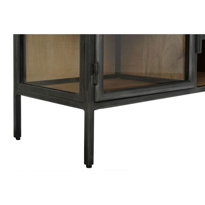 Mueble de TV Home ESPRIT Natural Gris oscuro Madera Metal 137 x 40 x 55 cm 5